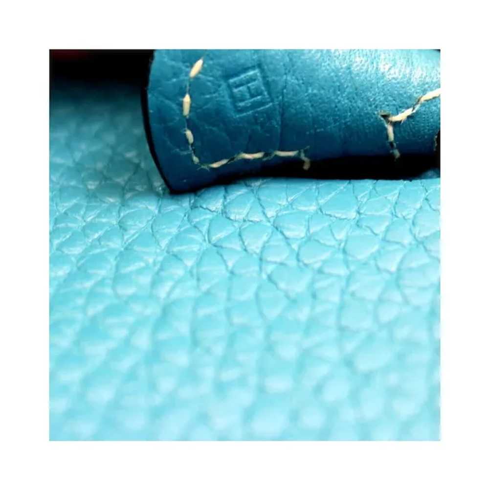 Authentic! Hermes Evelyne Blue Jean Clemence Leat… - image 9