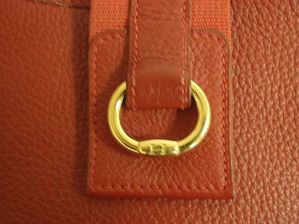 Authentic! Hermes Tsako Sako Convertible Red Arde… - image 12