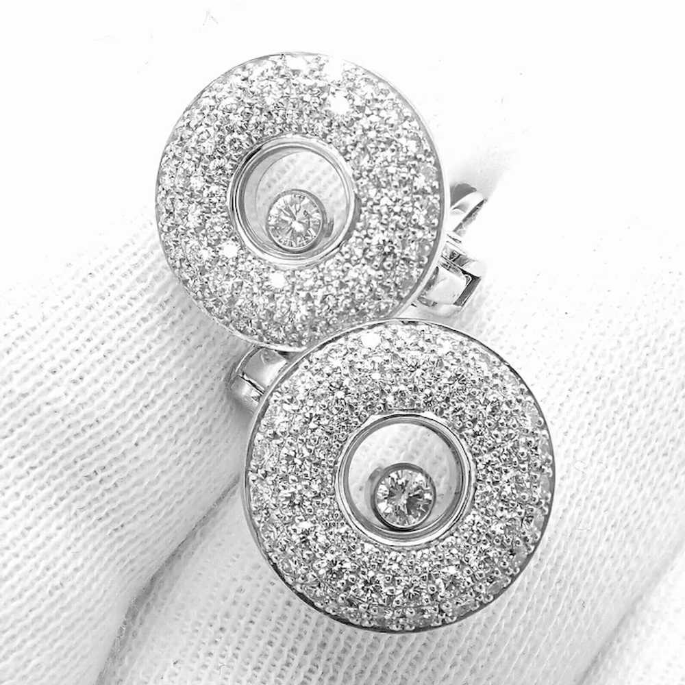 Authentic! Chopard 18k White Gold 1.50ct Happy Di… - image 7