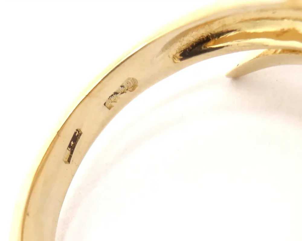Authentic! Damiani 18k Yellow Gold Diamond Ring - image 3