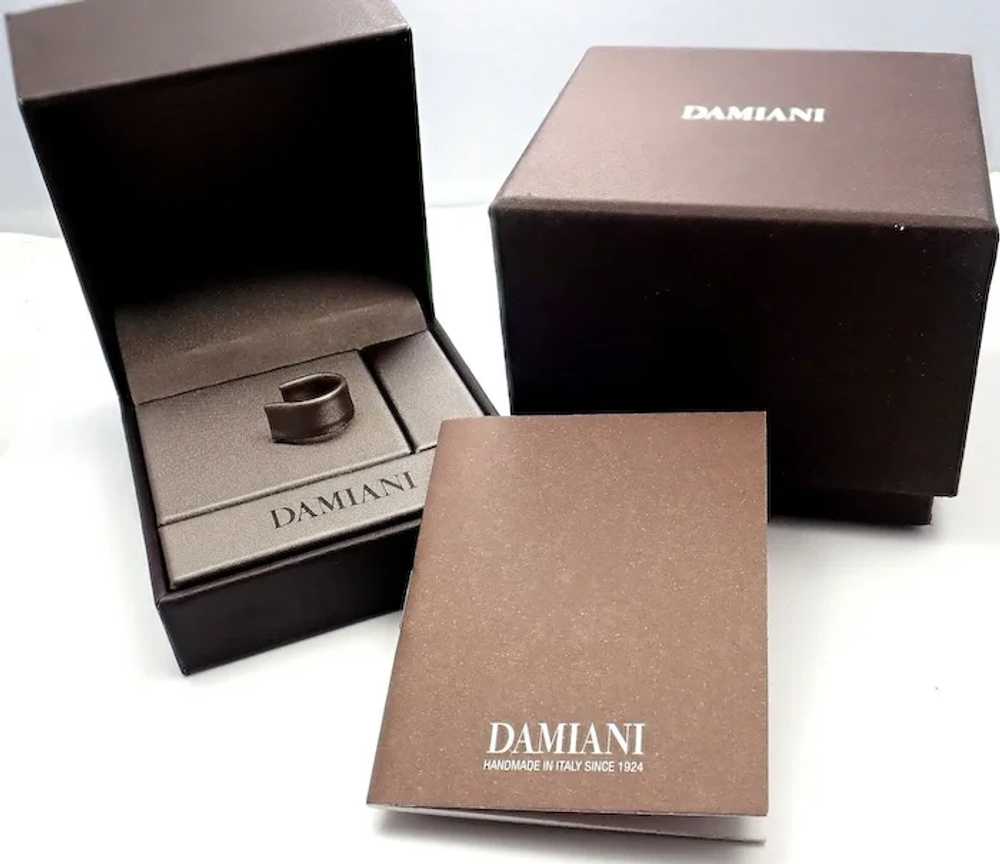 Rare! Authentic Damiani Brad Pitt Platinum 4 Diam… - image 5