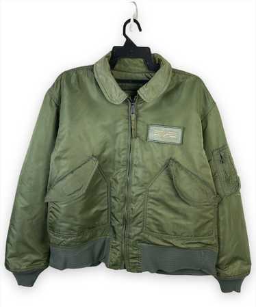 ALPHA CWU-45/P NYLON VINTAGE-GREEN Mサイズ ALPHA CWU-45/P