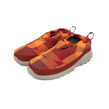 The North Face Nuptse Linen Plaid Clogs (Red) - image 1