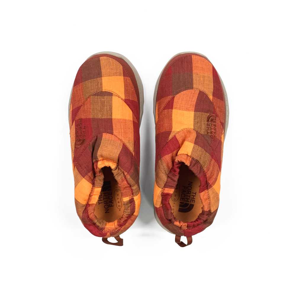 The North Face Nuptse Linen Plaid Clogs (Red) - image 2