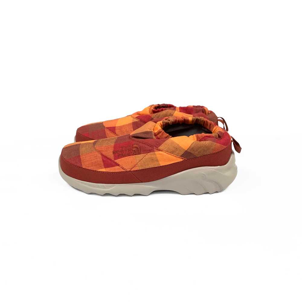 The North Face Nuptse Linen Plaid Clogs (Red) - image 3