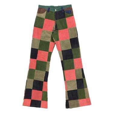 パンツ 70s Levi's Corduroy Patchwork Flare Rare VTG LEVI'S Custom Patchwork Corduroy Camouflage Flare