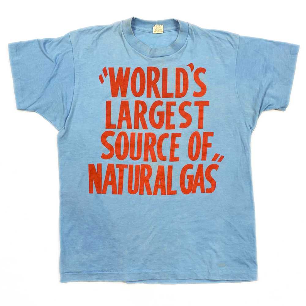 Vintage 80s "Natural Gas" T-Shirt - image 1