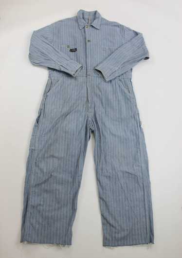 70s OSH KOSH CHAMBRAY COVERALLS - SIZE XL