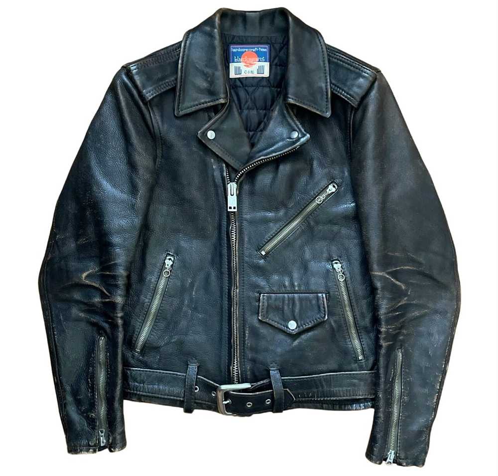 Blackmeans x Labrat Rare Slid Vicious Leather Jacket - Gem