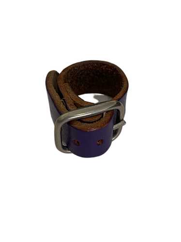 MEERMIN Men's Bordeaux Handmade Calf Leather Belt 104135 Size 80