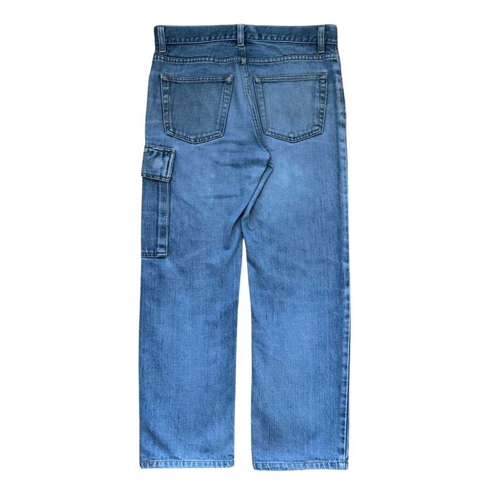 Helmut Lang Blue One Sided Cargo Pocket Denim 1998 - image 2