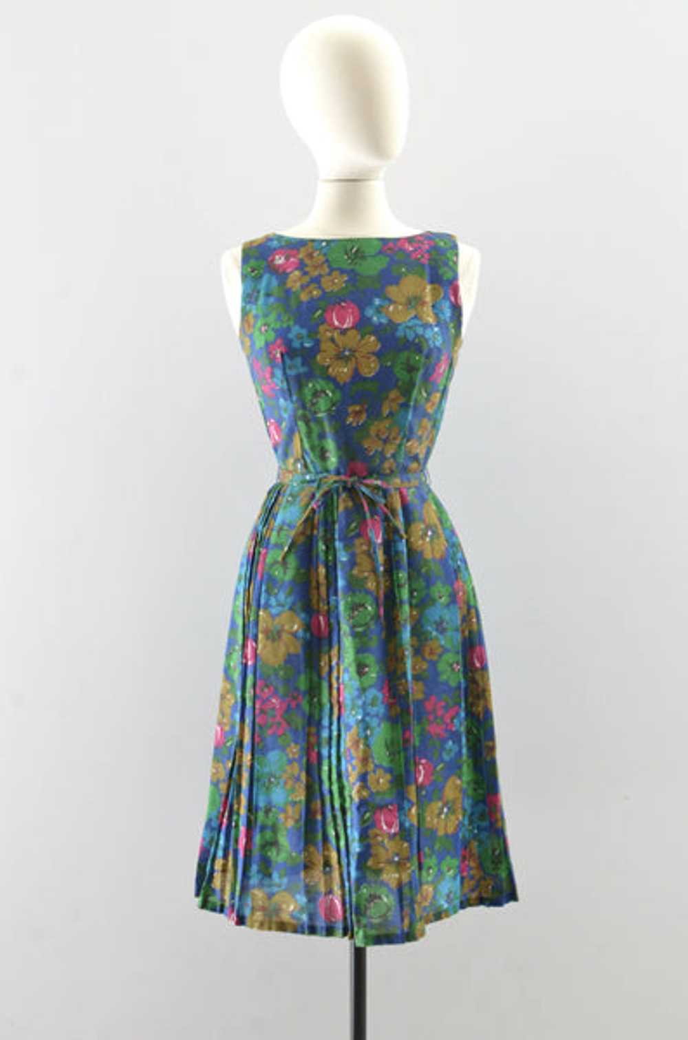 50's Belted Dress / small medium - image 1