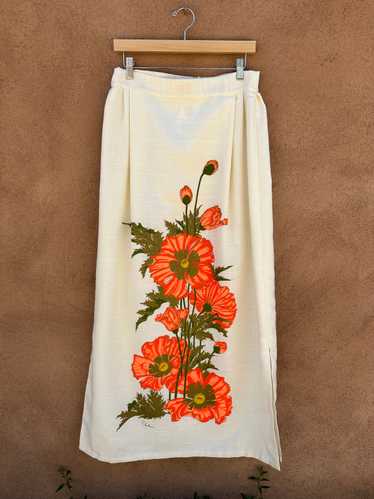 Poppy Print Maxi Skirt by Dendahl's