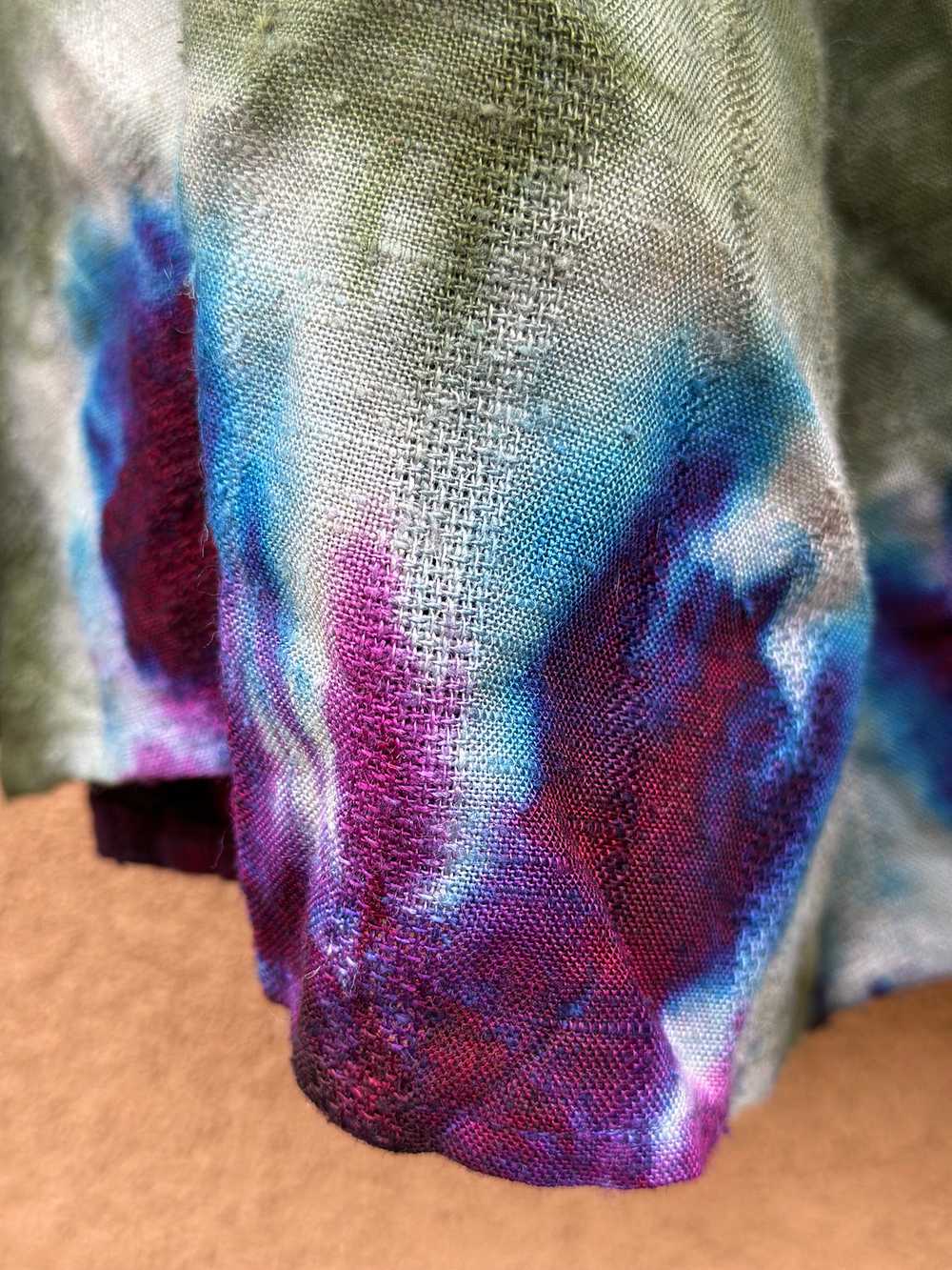 Green and Purple Tie Dye Skirt - image 2