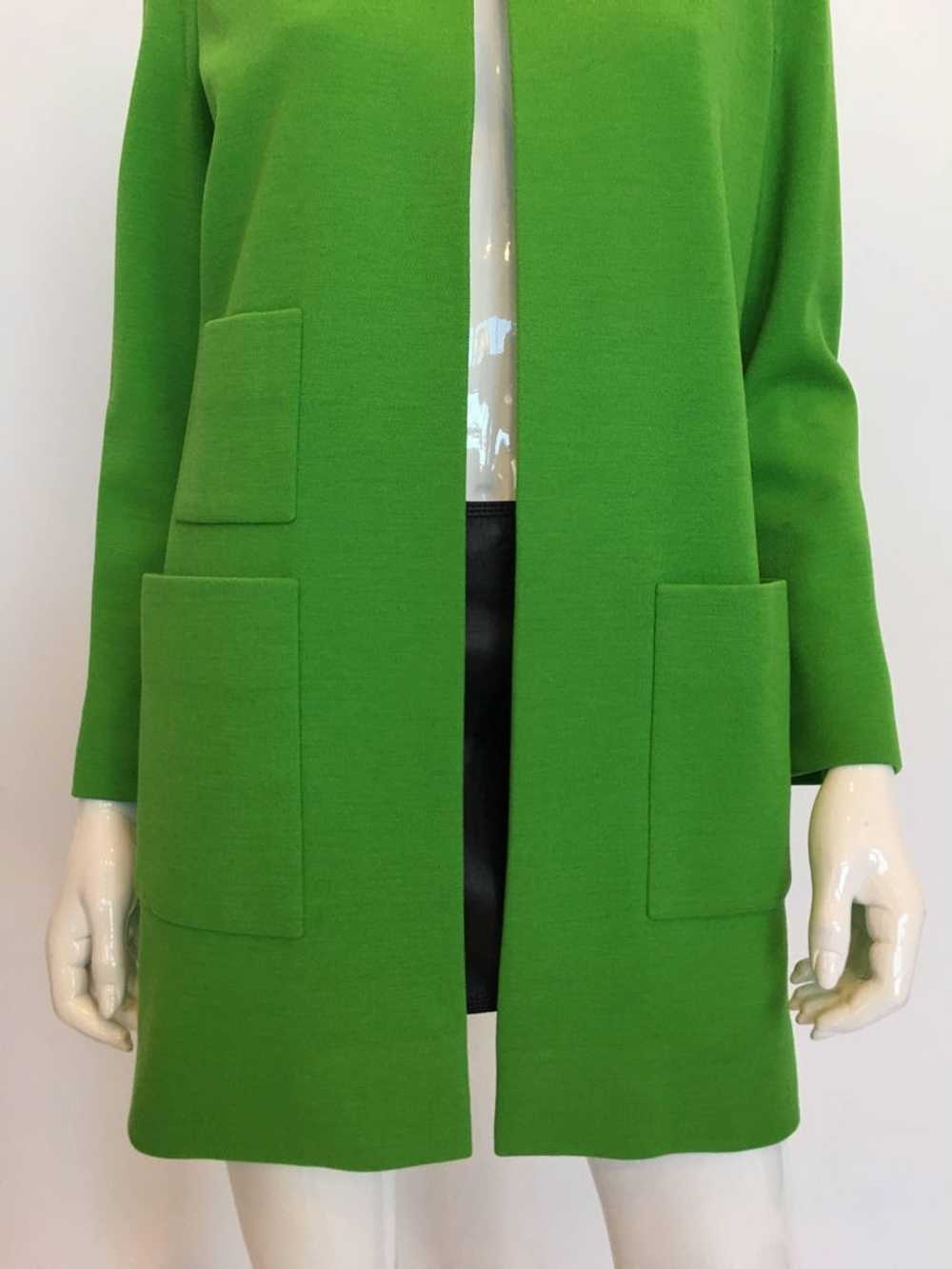 Norell Vintage 1960'S Kelly Green Coat - image 2