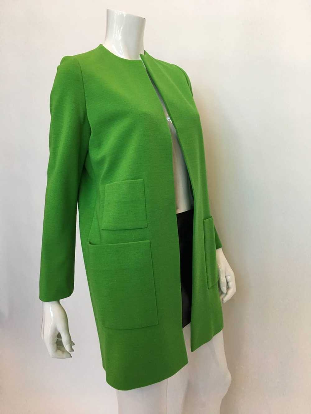 Norell Vintage 1960'S Kelly Green Coat - image 4