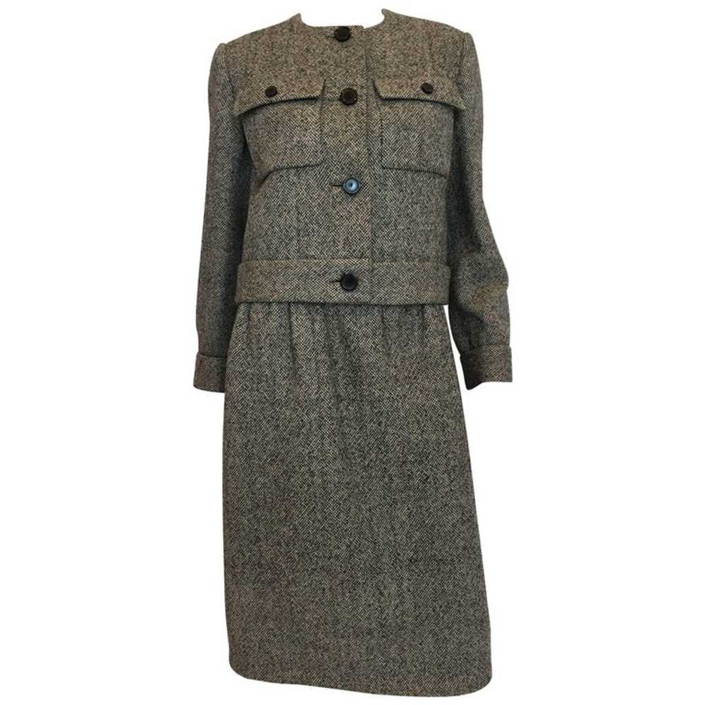 Norell Vintage 1960's Tweed Skirt Suit - image 1