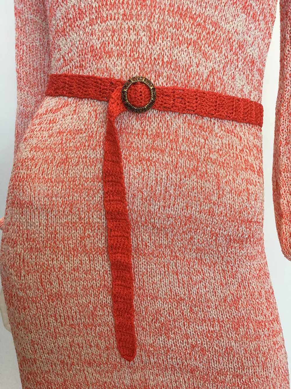 Helga Howie 1970's Knit Space Dye Dress - image 3