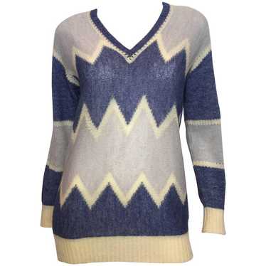 Courrèges Paris 1970's Mohair Sweater - image 1