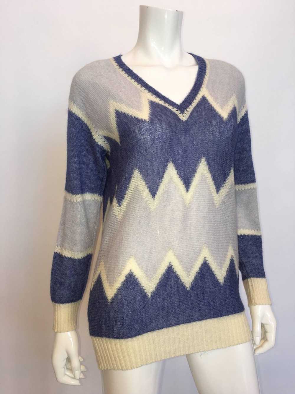 Courrèges Paris 1970's Mohair Sweater - image 3