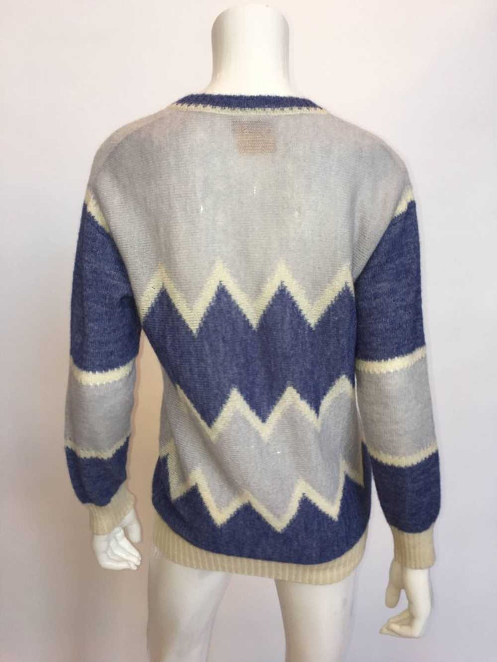 Courrèges Paris 1970's Mohair Sweater - image 5