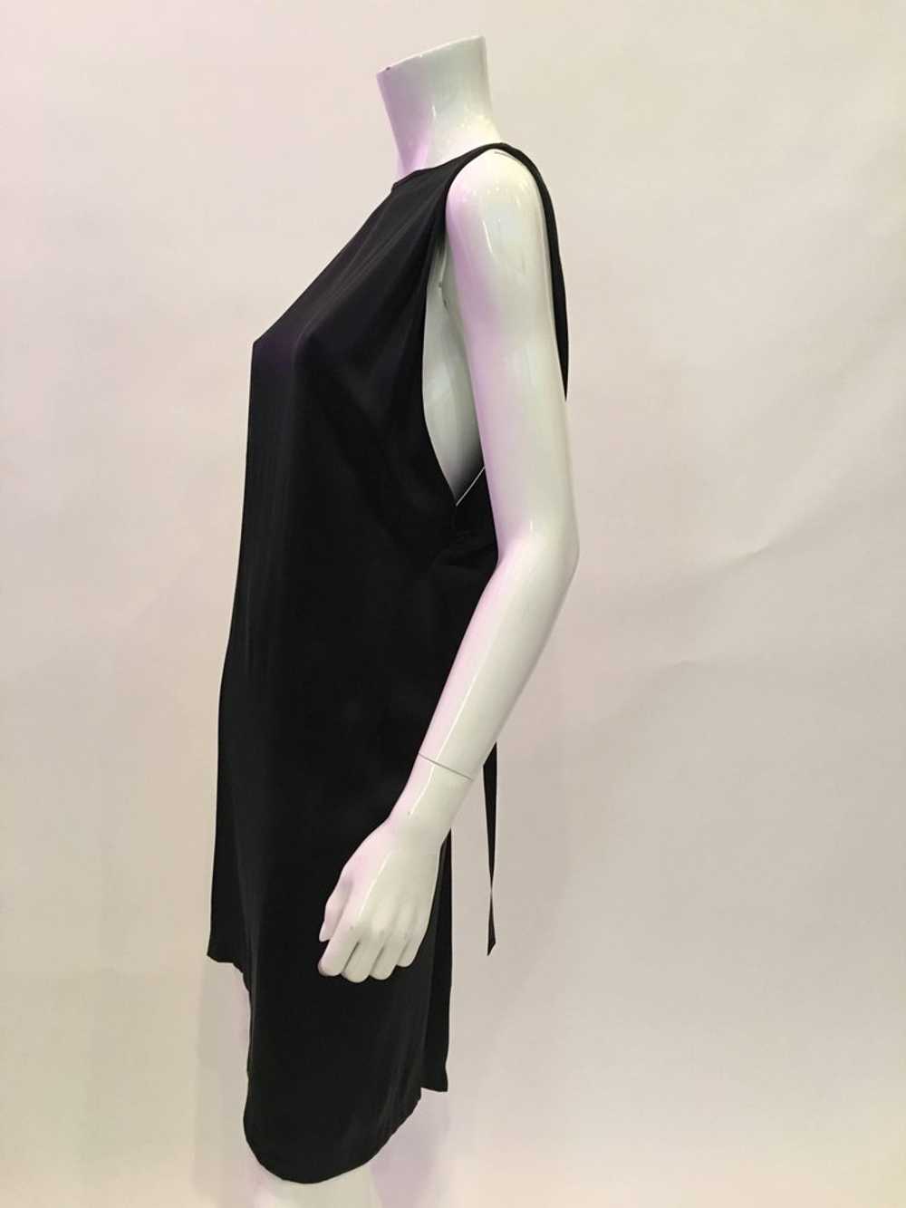 Chanel Black Silk Dress - image 3