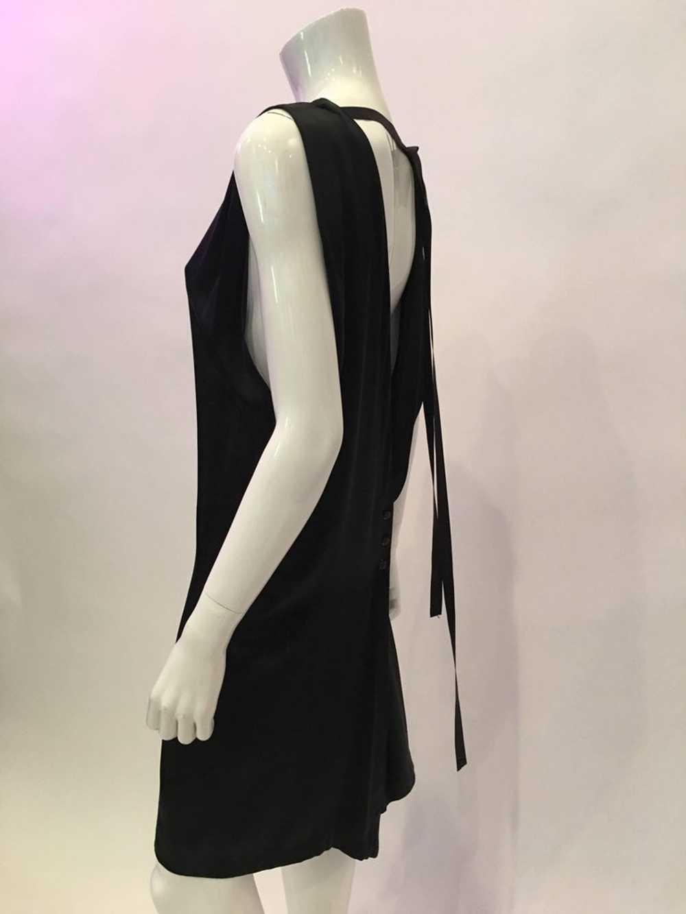 Chanel Black Silk Dress - image 4