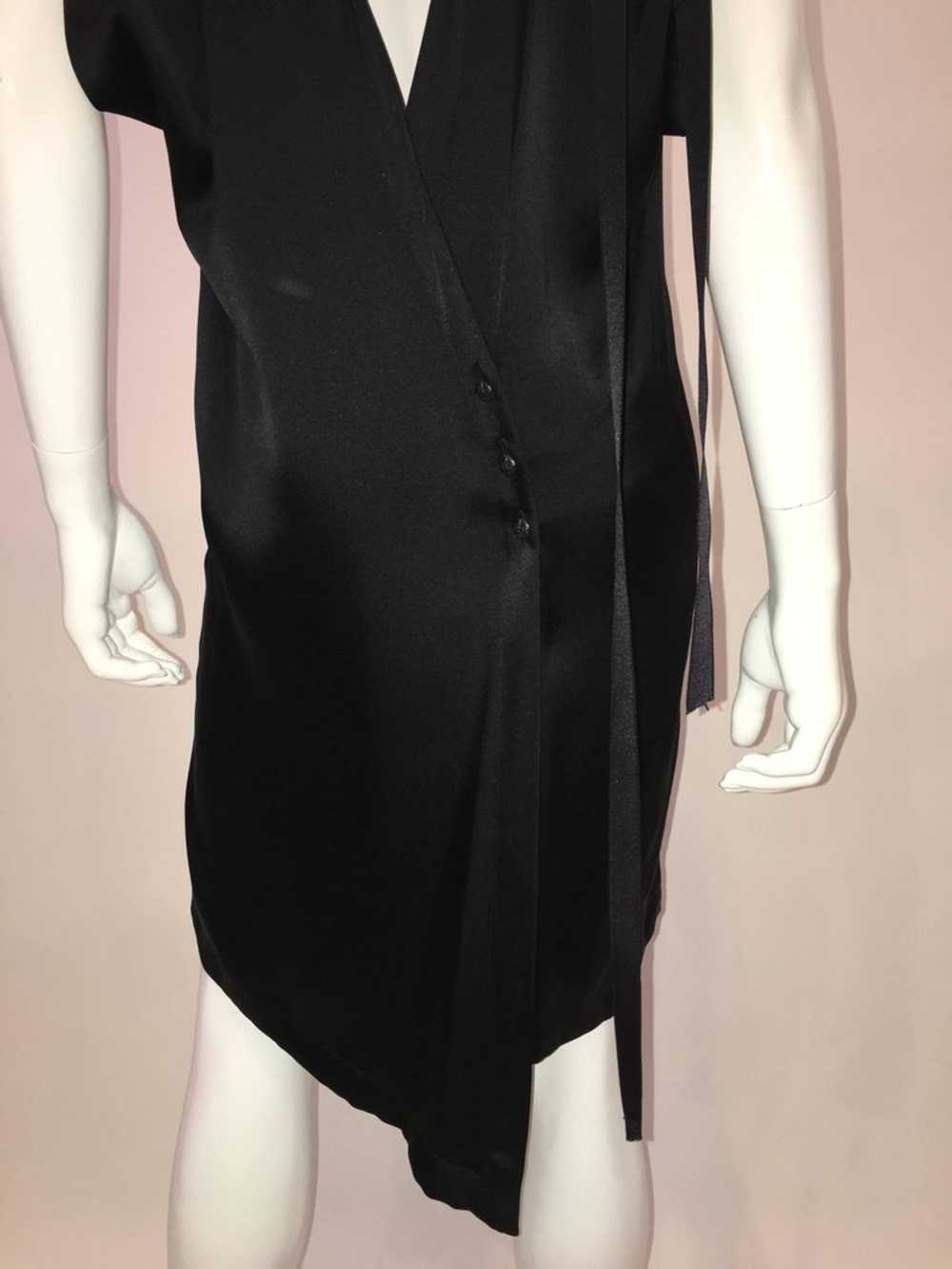 Chanel Black Silk Dress - image 5