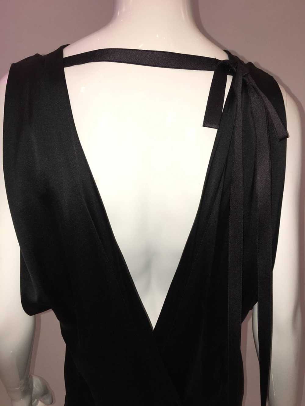 Chanel Black Silk Dress - image 7