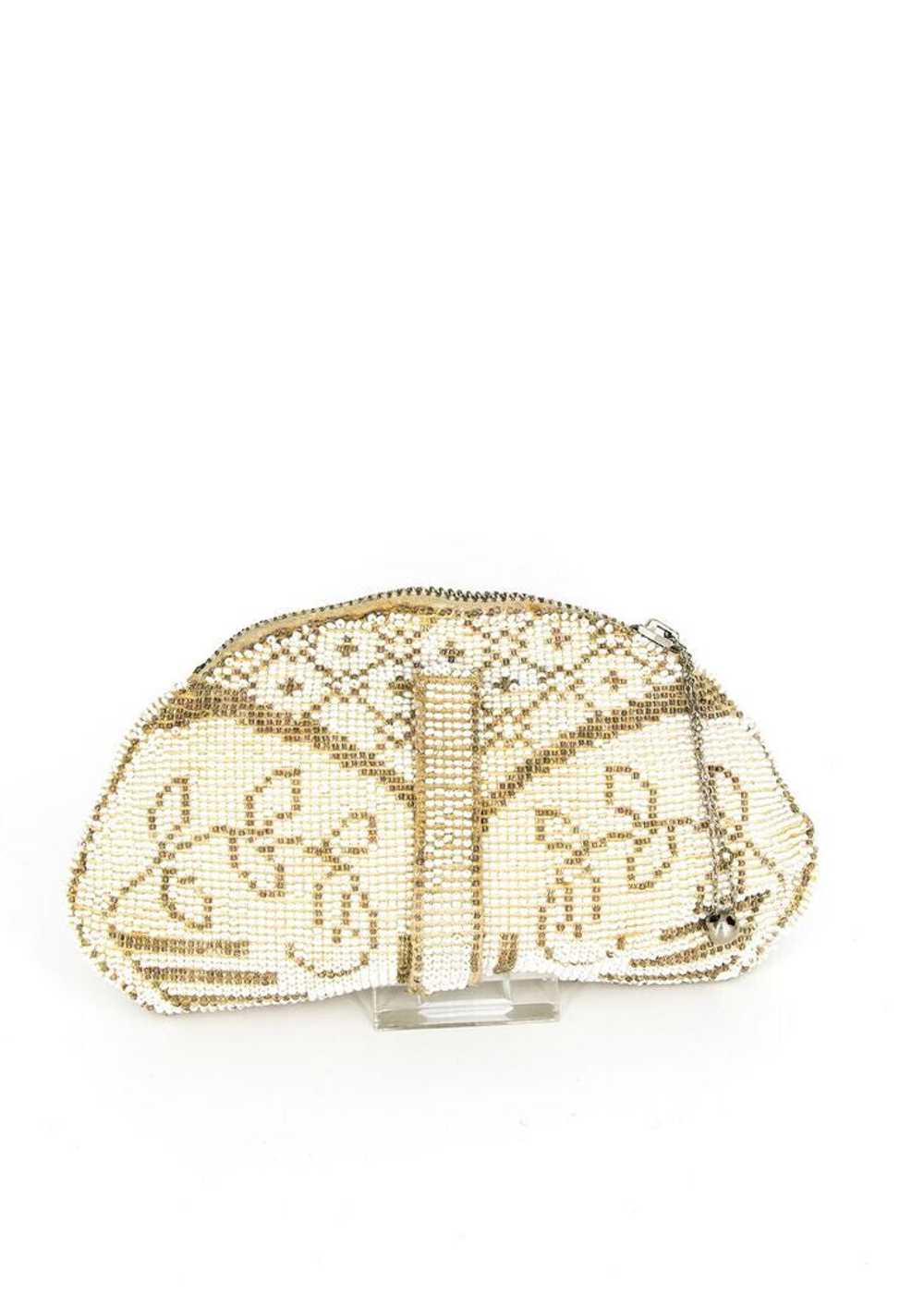 Oval Beaded Evening Bag 1930's - image 1