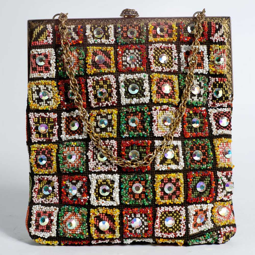 1960's Jeweled & Beaded Bag - image 2