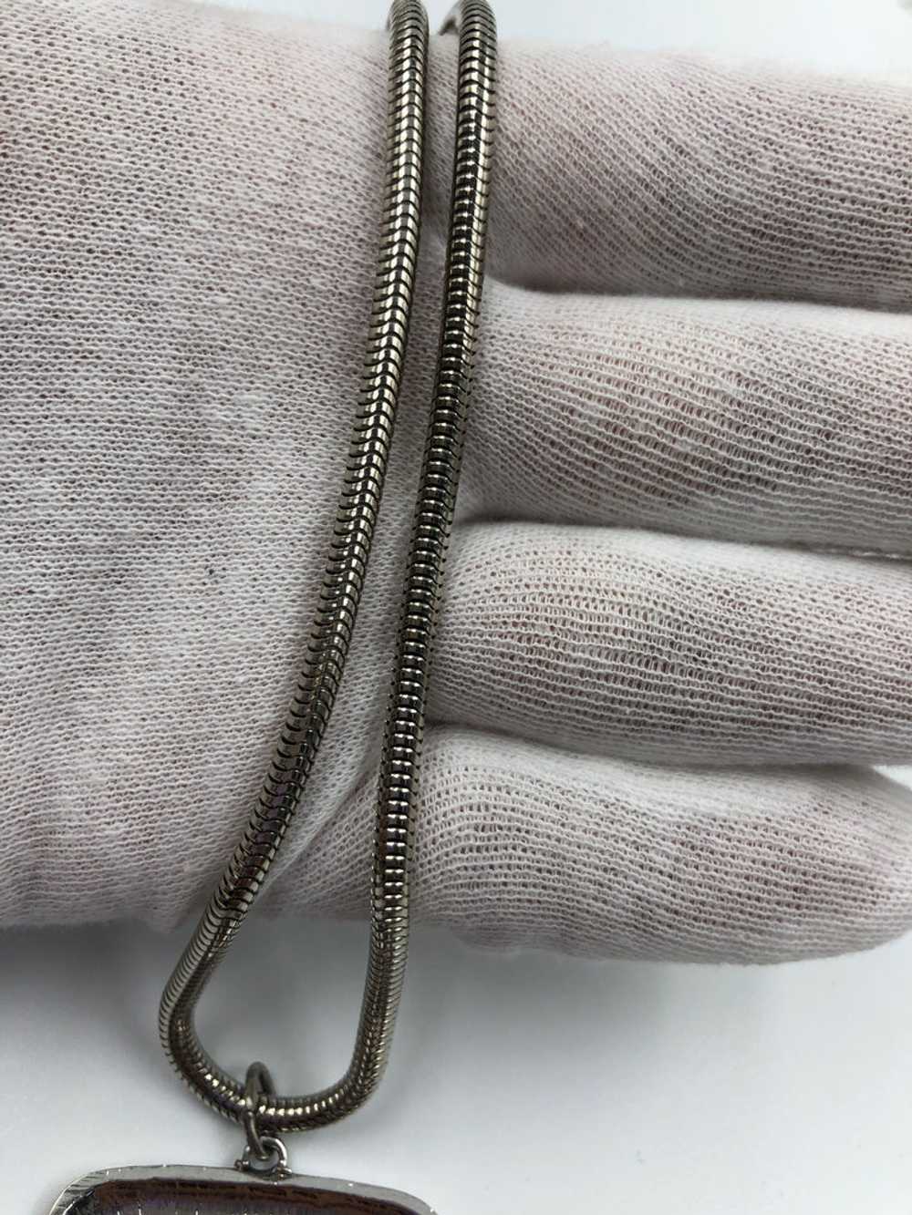 Pierre Cardin Silver Metal Necklace - image 6