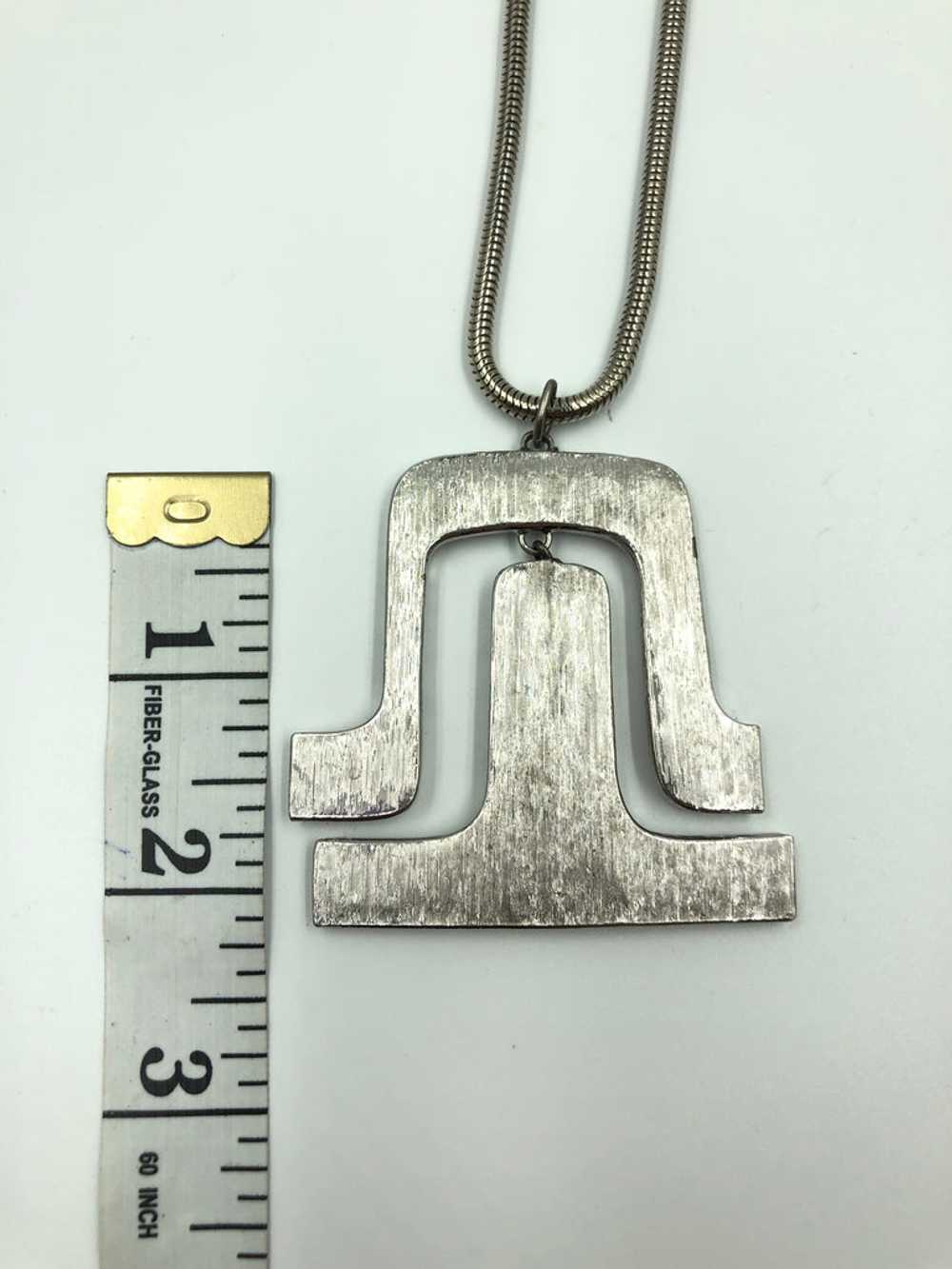 Pierre Cardin Silver Metal Necklace - image 9