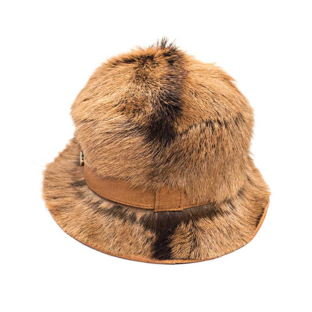 Tod's Goat Fur Bucket Hat - image 1