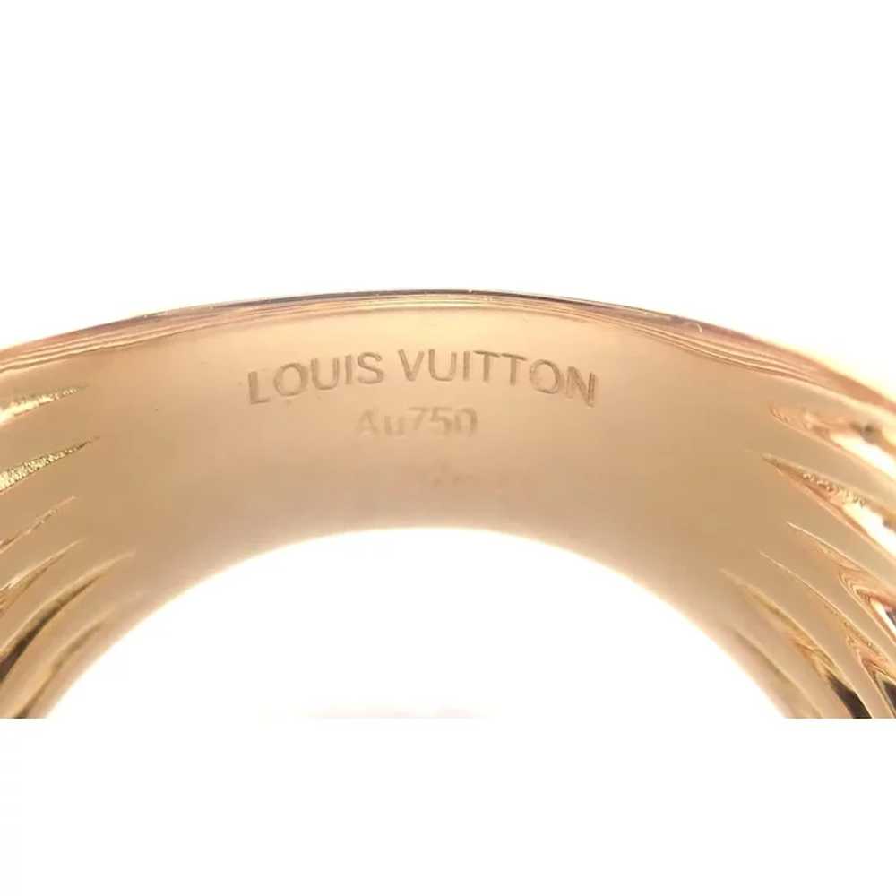 Authentic! Louis Vuitton Monogram 18k Yellow Gold… - image 7