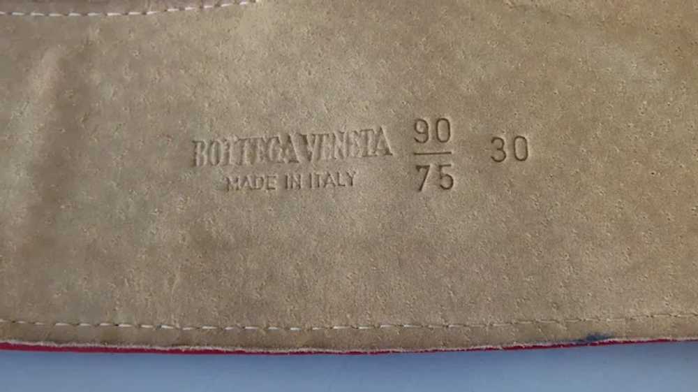 Vintage Wide Woven Bottega Veneta Belt - image 4