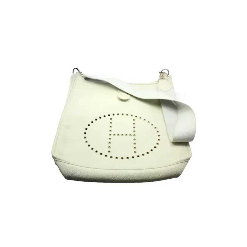 Authentic! Hermes Evelyne Parchment White Clemenc… - image 7