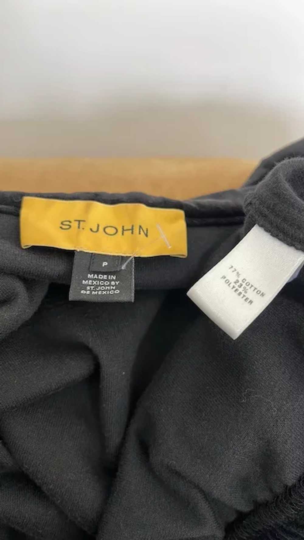 St.John Vintage 1990’s Velvet Black Jacket - image 8