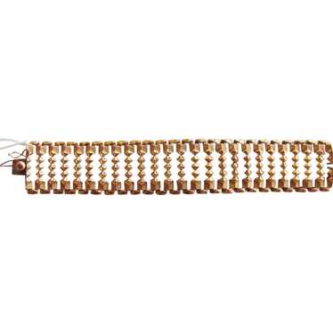 Fabulous Vintage Italian 18K Gold Bracelet Circa … - image 1
