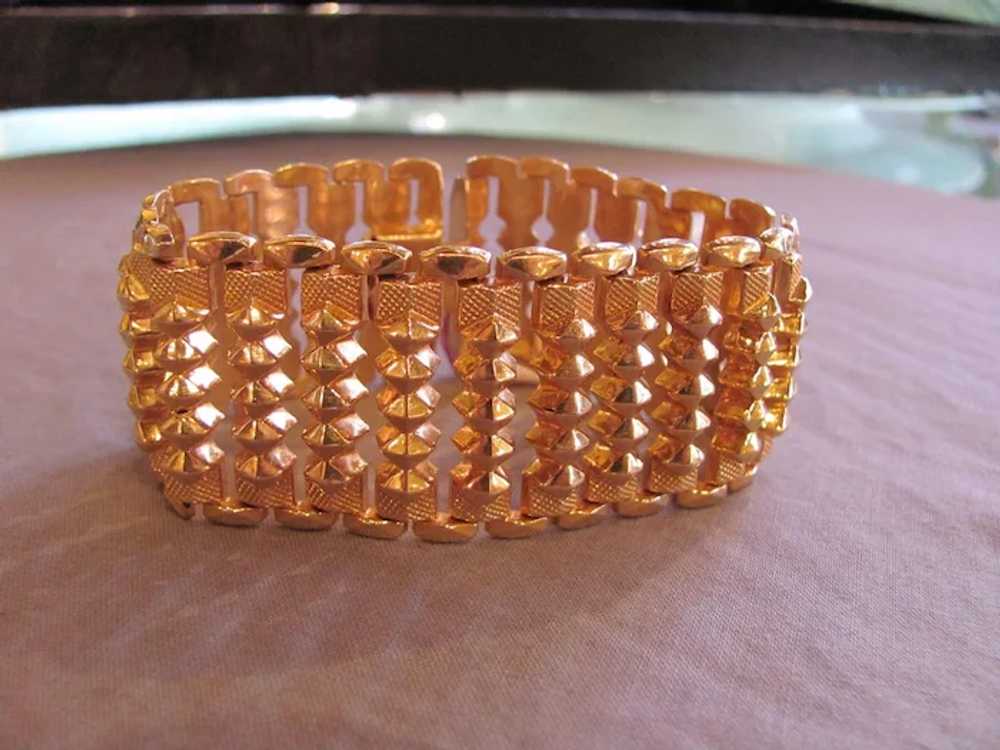 Fabulous Vintage Italian 18K Gold Bracelet Circa … - image 7