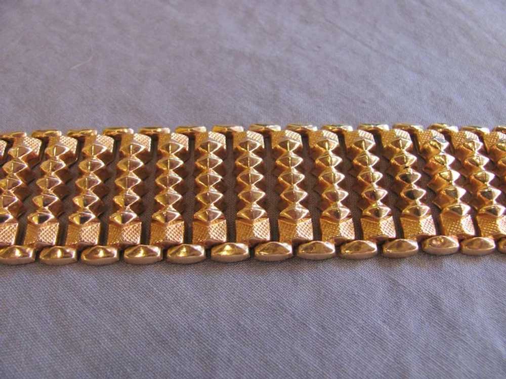 Fabulous Vintage Italian 18K Gold Bracelet Circa … - image 9