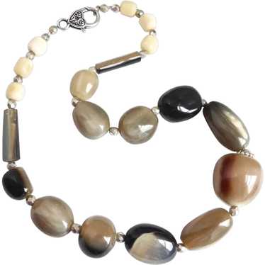 Necklace of  Beautiful,Natural, Vintage, Polished… - image 1