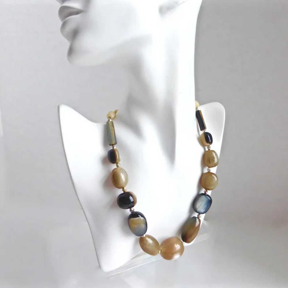 Necklace of  Beautiful,Natural, Vintage, Polished… - image 3