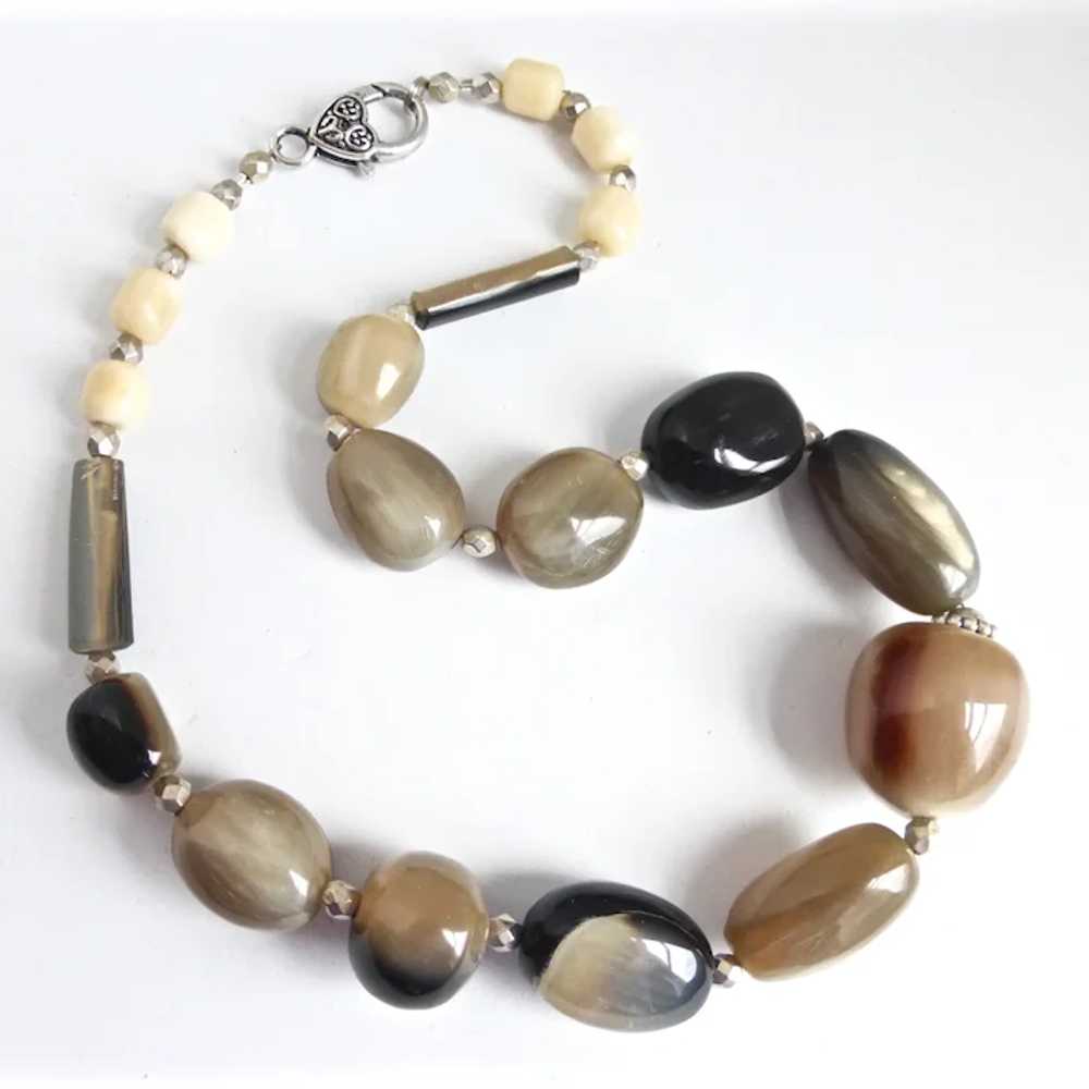 Necklace of  Beautiful,Natural, Vintage, Polished… - image 5