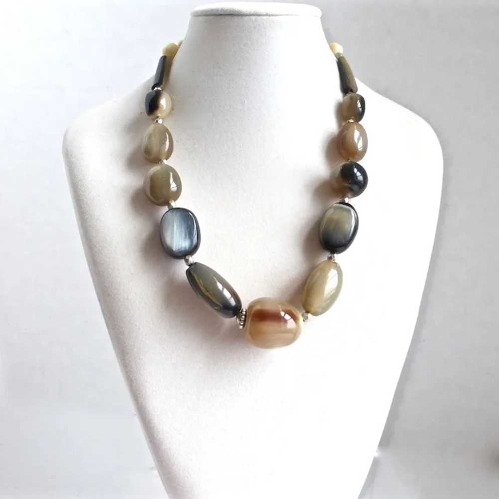 Necklace of  Beautiful,Natural, Vintage, Polished… - image 6