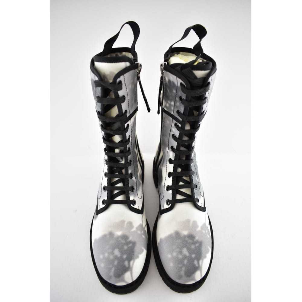 Fendi Cloth biker boots - image 10