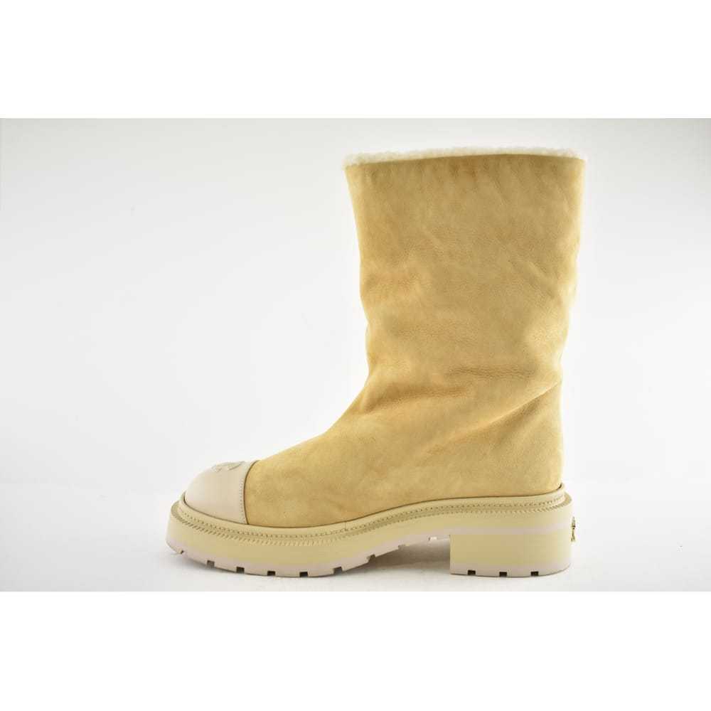 Chanel Shearling ankle boots - image 11