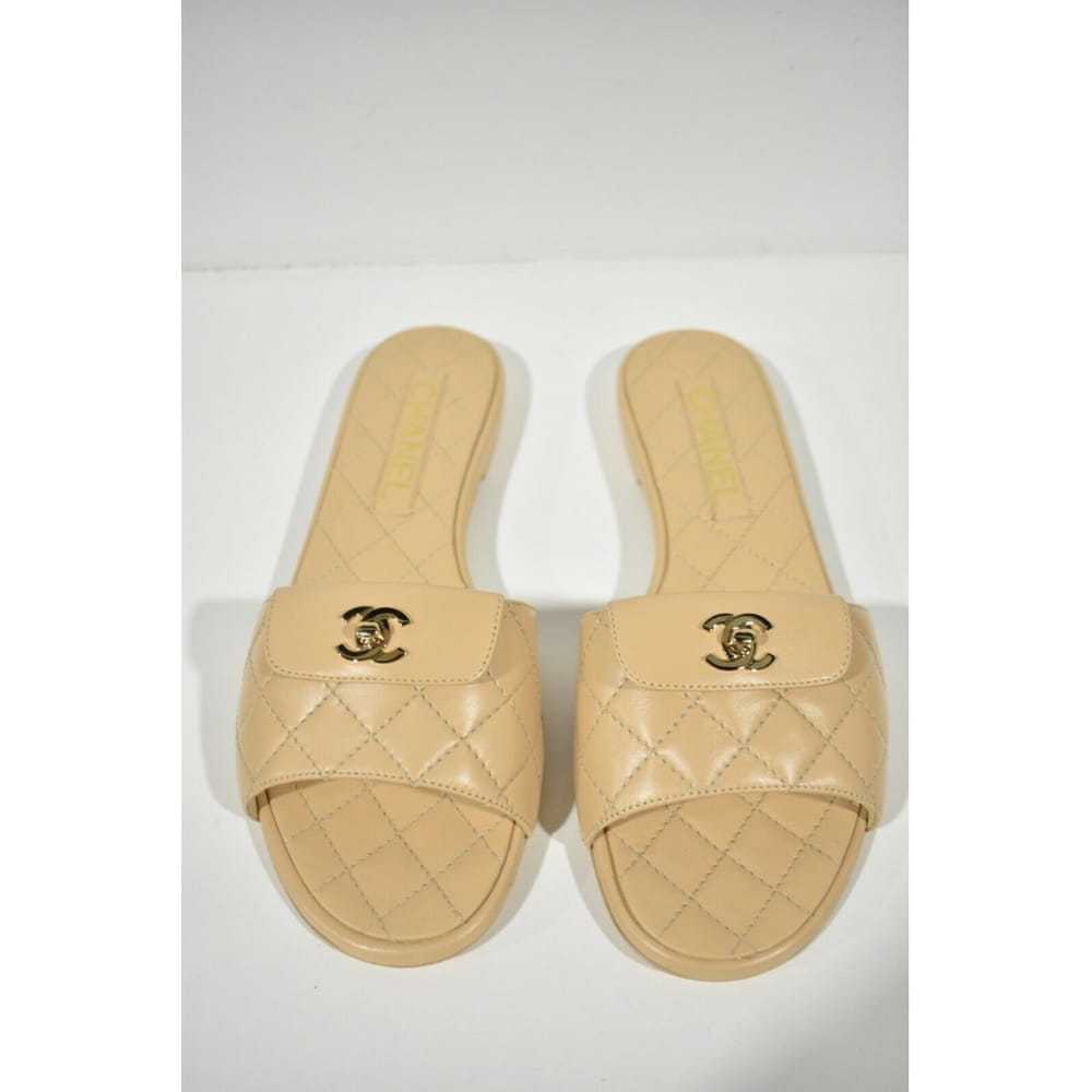 Chanel Leather mules - image 6