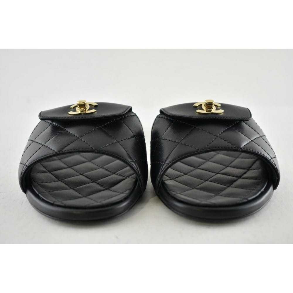Chanel Leather mules - image 9