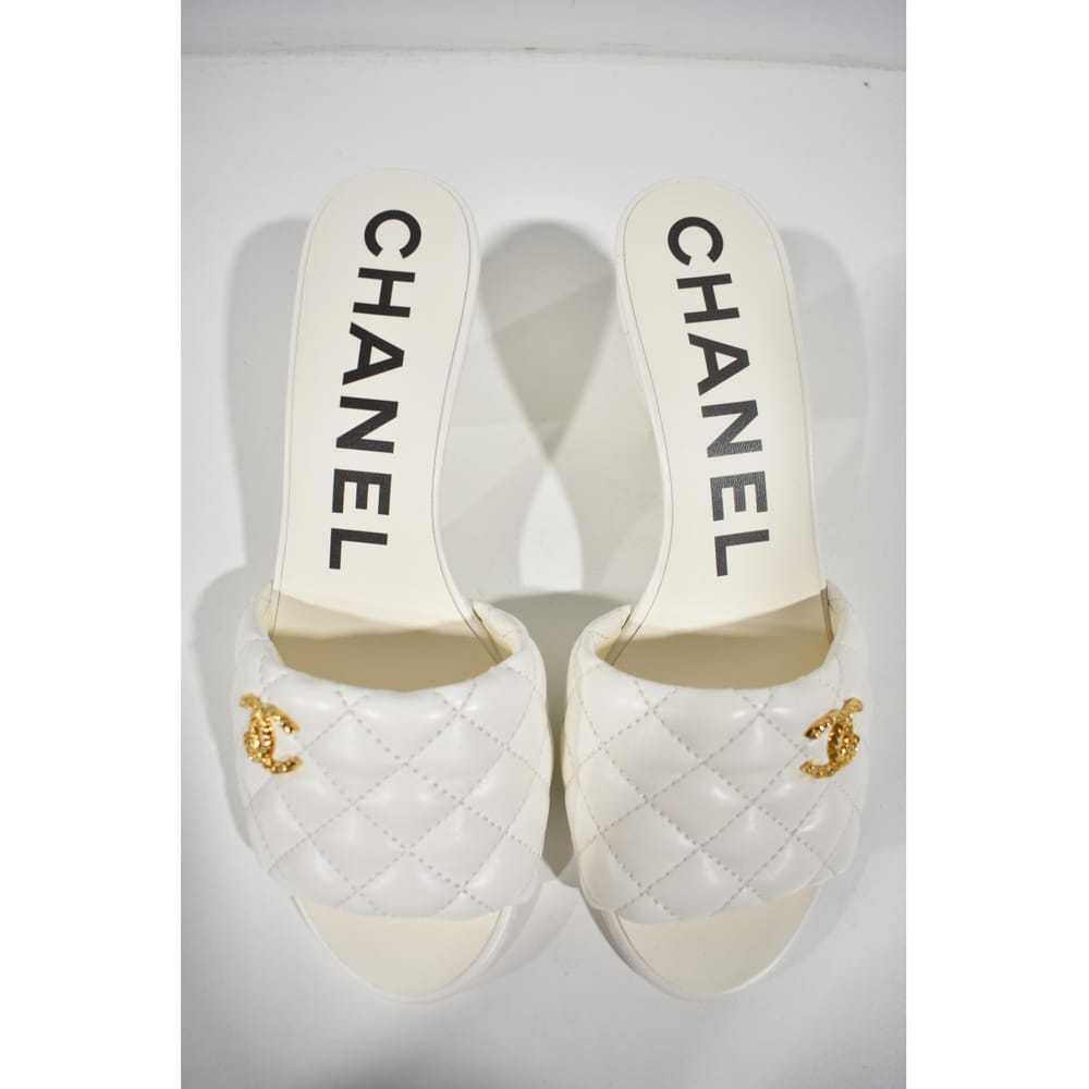 Chanel Leather mules - image 11
